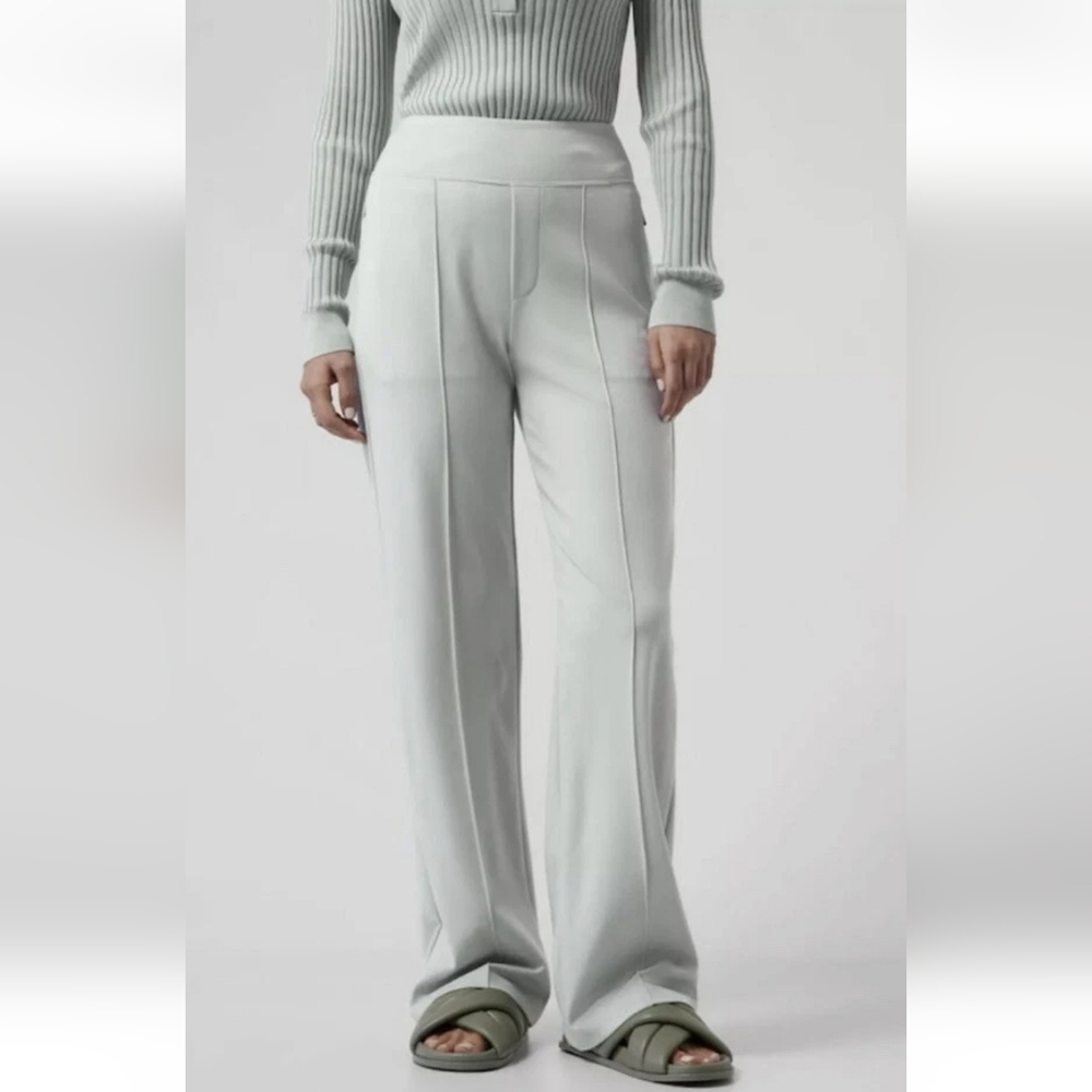 ATHLETA Eastbound Wide Pant Size 12 Coast Grey